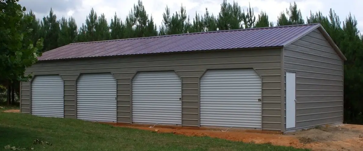 Side Entry Storage Building